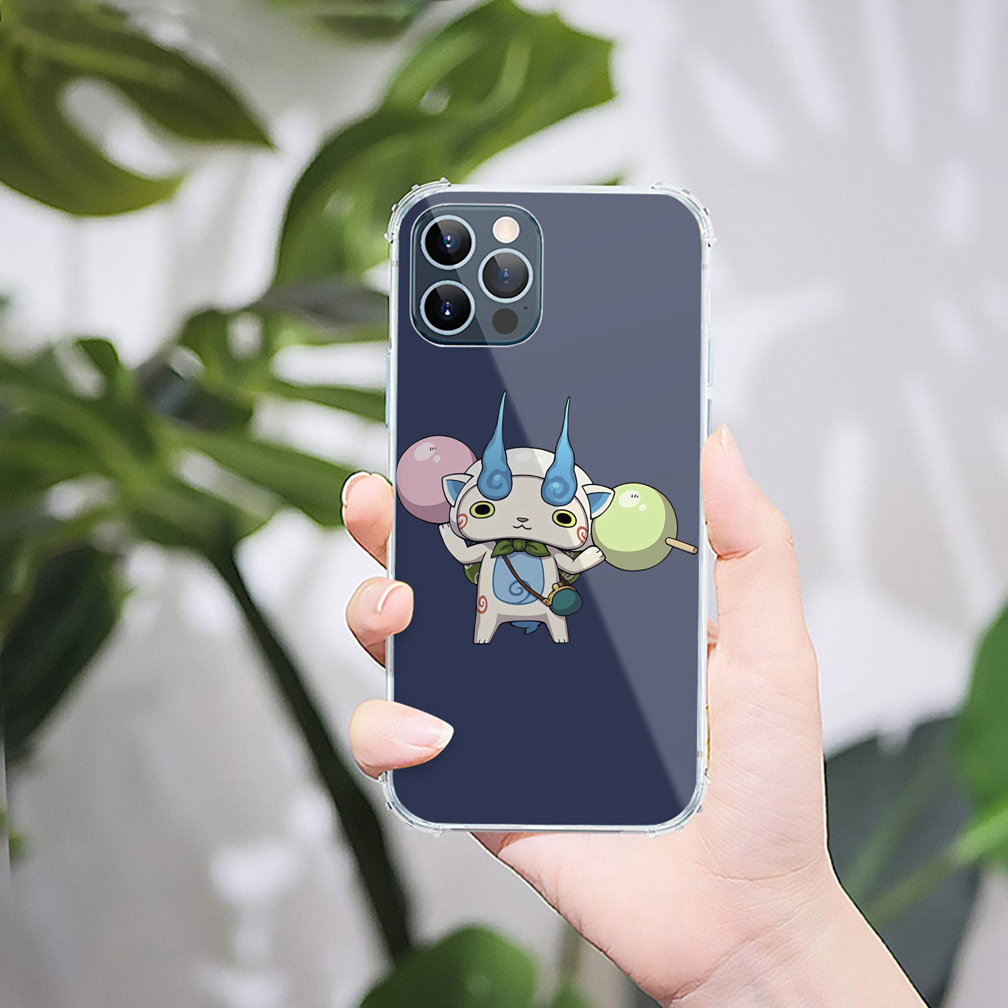 （画像用） 妖怪ウォッチ Yo-kai Watch 【iPhone 12シリーズ対応】透明スマホケース（クリアソフトケース）